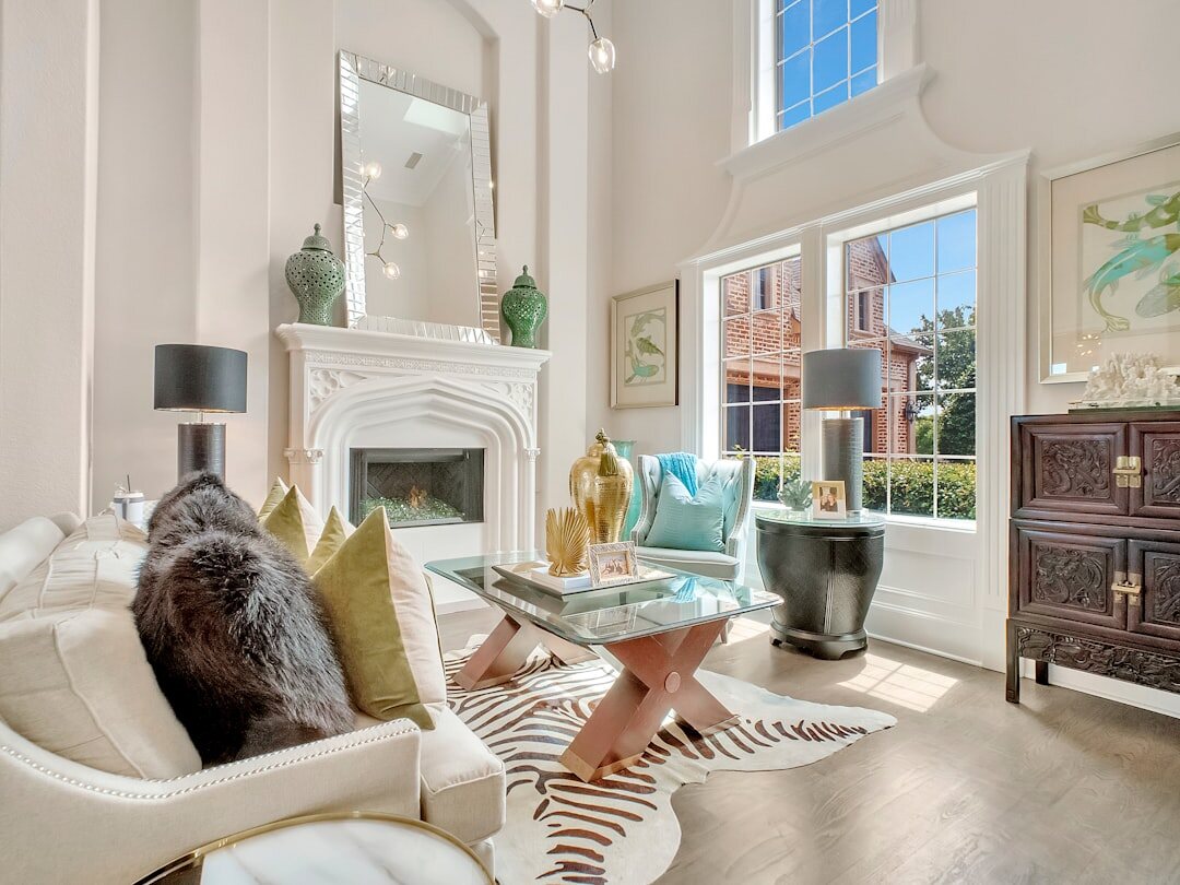 luxury celebrity living room